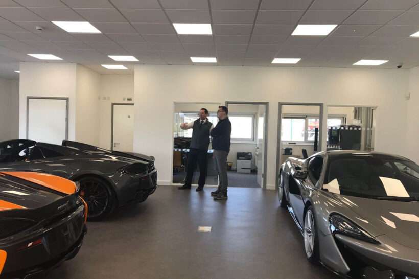 Neptunus Builds Temporary Showroom For Mclaren Cars Neptunus Ltd