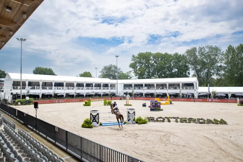 temporary event structures for equestrian outdoor event from neptunus