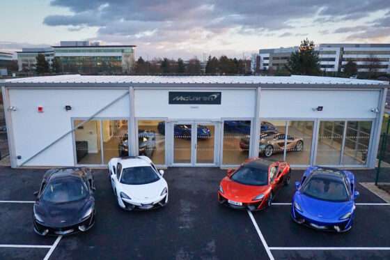 Neptunus Evolution McLaren Hatfield Temporary Showroom