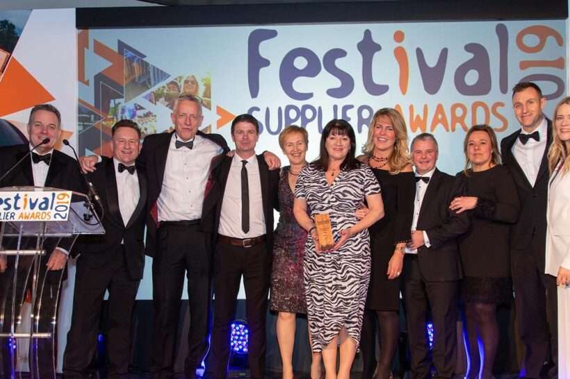 Best Temporary Structure Supplier at Festival Supplier Awards 2019