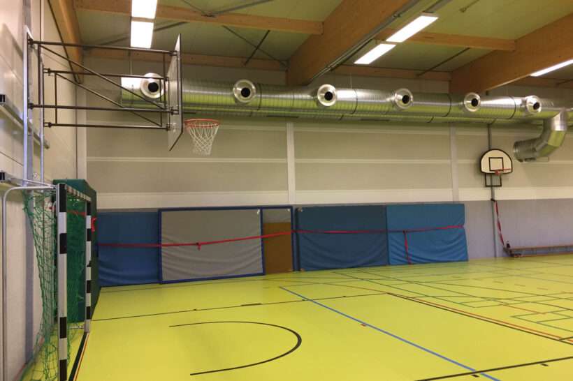 Neptunus Flexolution Maria Ward School Nuremberg temporary sports hall