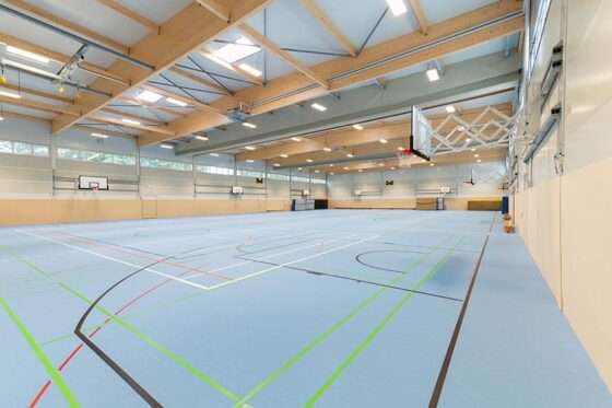 Temporary sports hall for Ludwigsburg University of Education