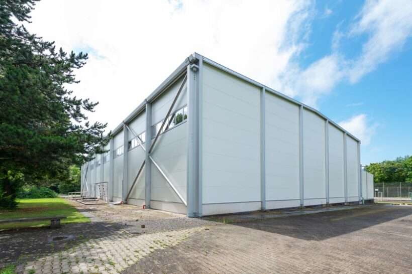 Temporary sports hall for Ludwigsburg University of Education