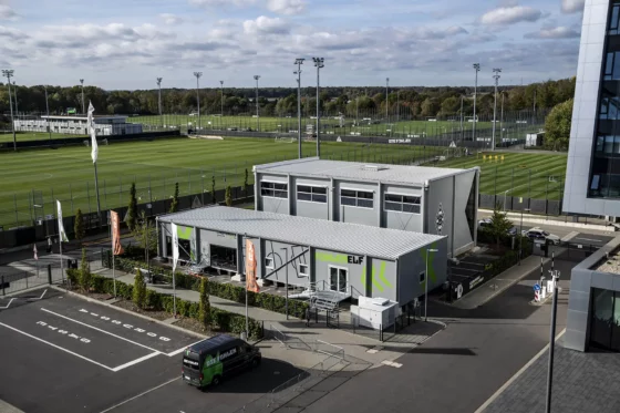 Temporary sports hall Borussia Mönchengladbach